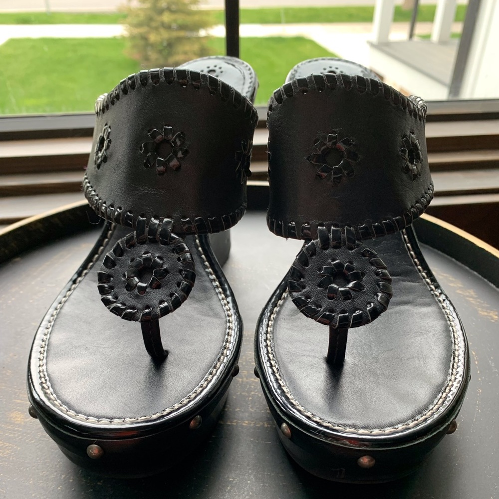 Jack Rogers platform wedge sandal NWOT